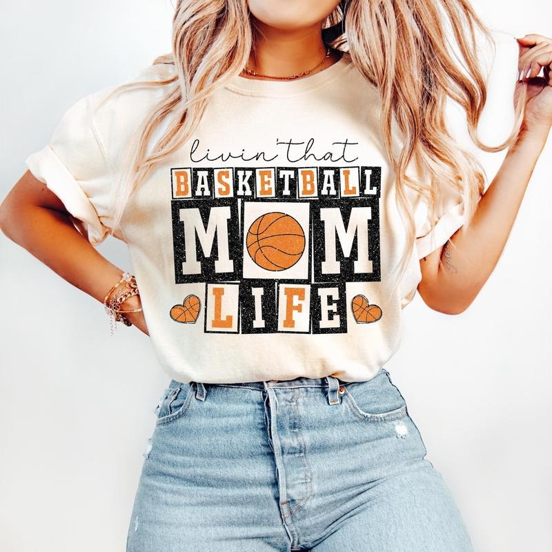 Retro Basketball Mom T-Shirt, Basketball T-Shirt, Basketball Mama , Basketball Shirt