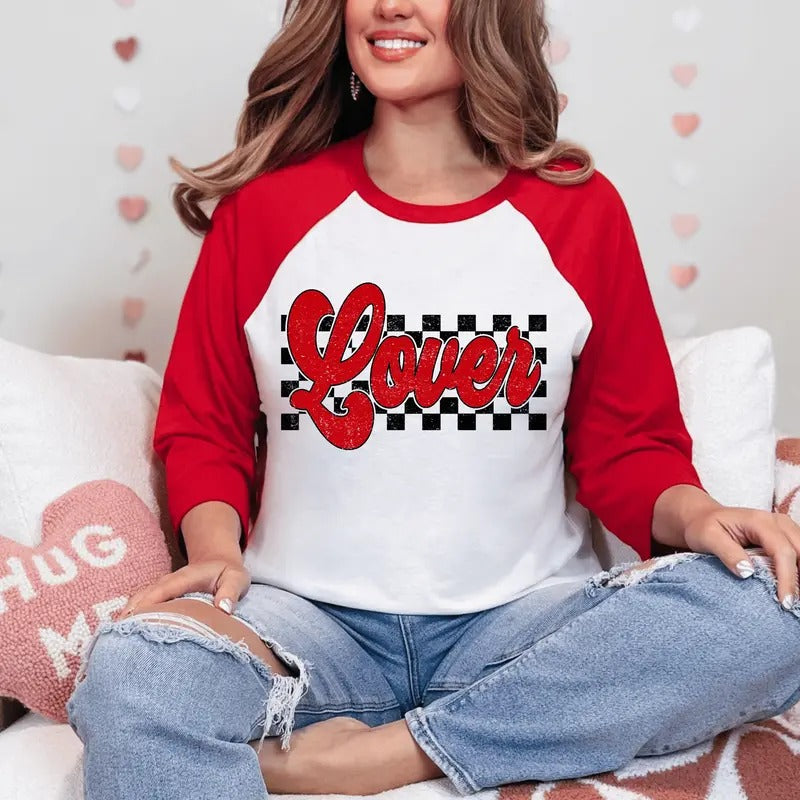 Retro Checkered Lover Shirt - ONLY 1 MEDIUM at this price