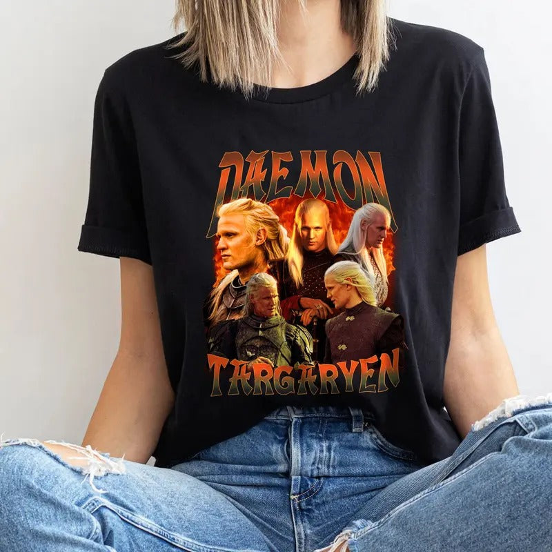 Retro Daemon Targaryen TShirt, Daemon Targaryen hoodie, Daemon Targaryen sweatshirt, Daemon Targaryen vintage shirt, Movie Character tee
