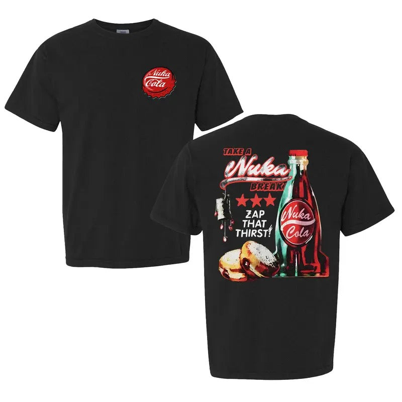 Retro Fallout Time Vintage Shirt, Take A Nuka Break Fallout Inspired Fallout Time Tee, Unisex Classic Cotton Fallout Game Shirt
