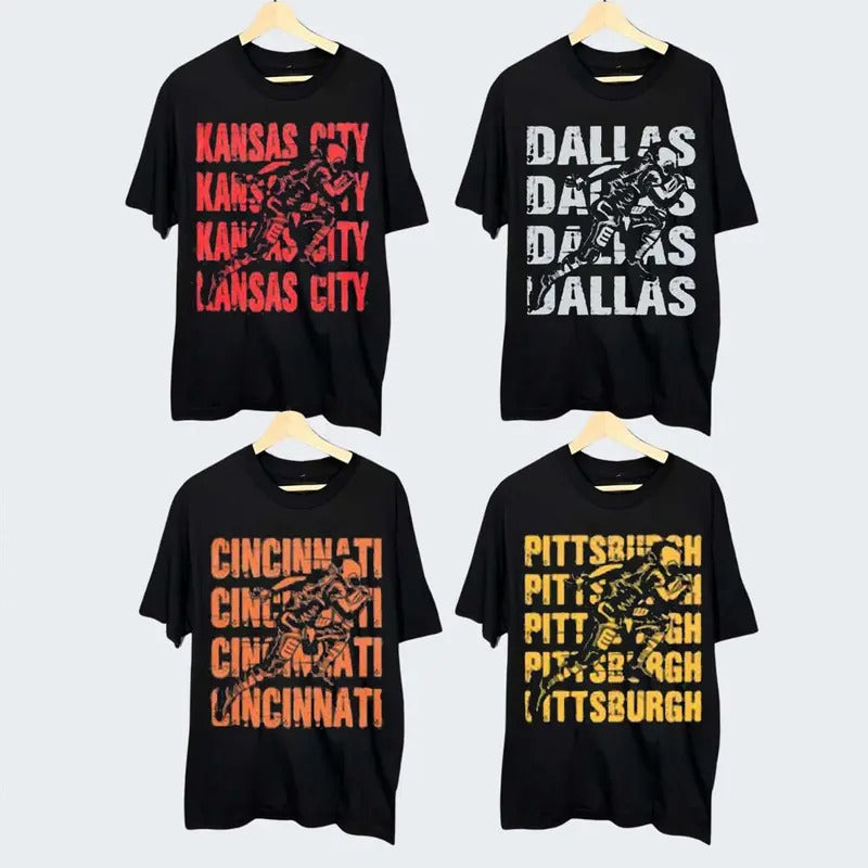 Retro Football All Teams Dark Heather Classic T-shirt, Vintage Football Shirt All Teams, Gifts For Football Fan