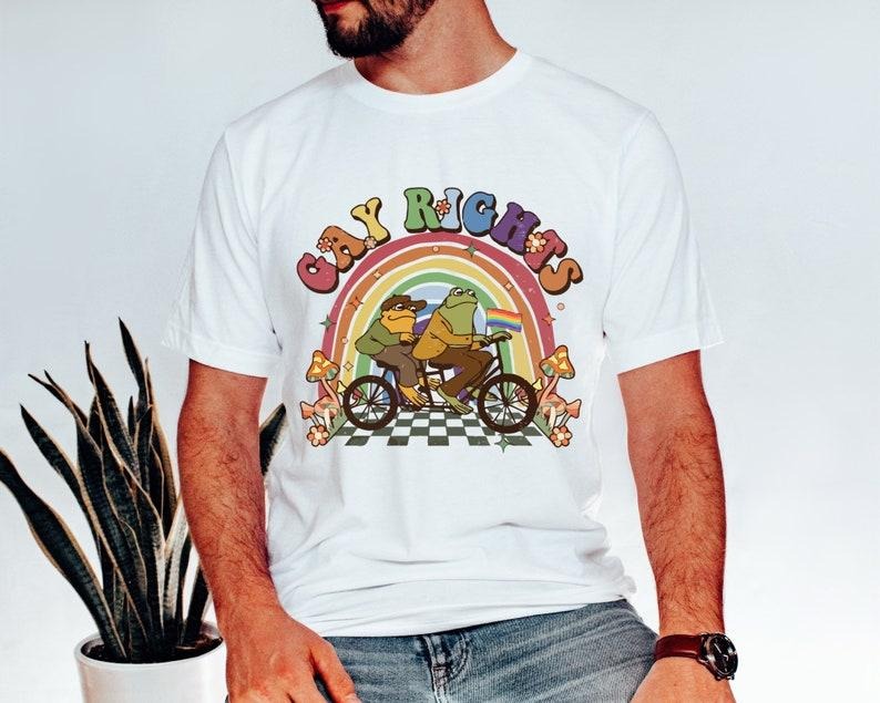 Retro Frog Shirt,Pride Shirt,Gay Pride Shirt,Retro Frog Pride Shirt,LGBTQ+ Tshirt,Gay Rights Hoodie, T-shirt and sweater