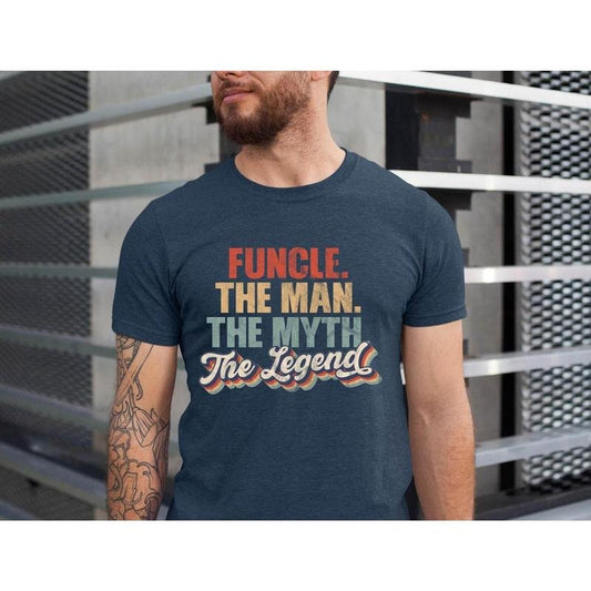 Retro Funcle Shirt, The Man The  Myth The Legend Shirt, Men's Tee, Gift for Men, Uncle T-Shirt , The Uncle Tee, Funny Uncle Gift