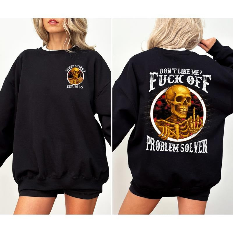 Retro Gen X Custom Year Sweatshirt, Customize Proud Gen X Sweatshirt Raised On Hose Water And Neglect T-shirt, Vintage Inspired Hoodie, Funny Saying Sweatshirt, Humorous Shirt