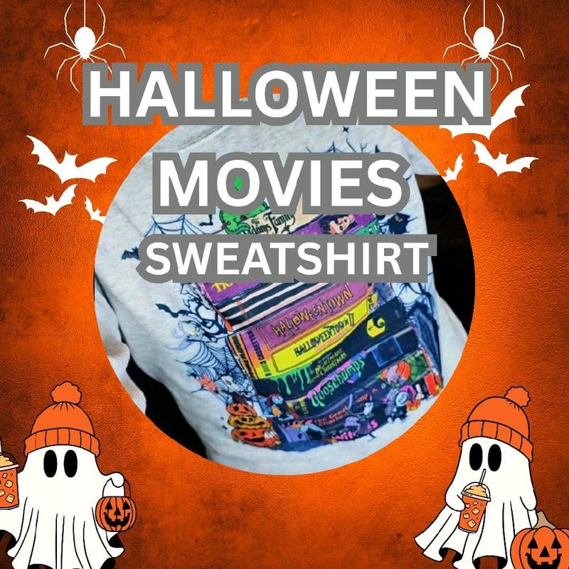 Retro Halloween 90's Movies Spooky Tee or Sweatshirt