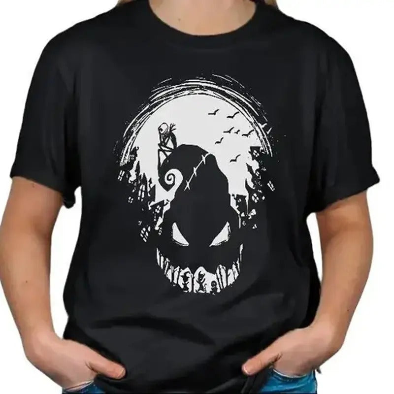 Retro Halloween Boogie Man Tee, Scary Boogie Face Casual Streetwear Unisex T-shirt for men and women Menswear Soft