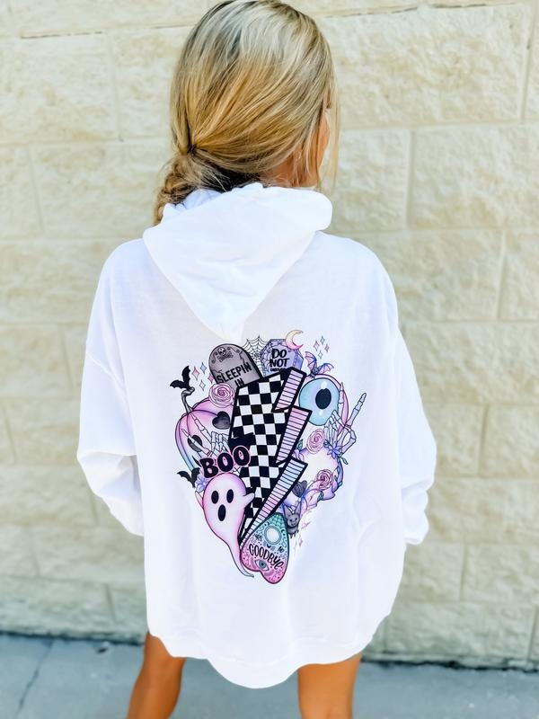Retro Halloween Graphic Hoodie