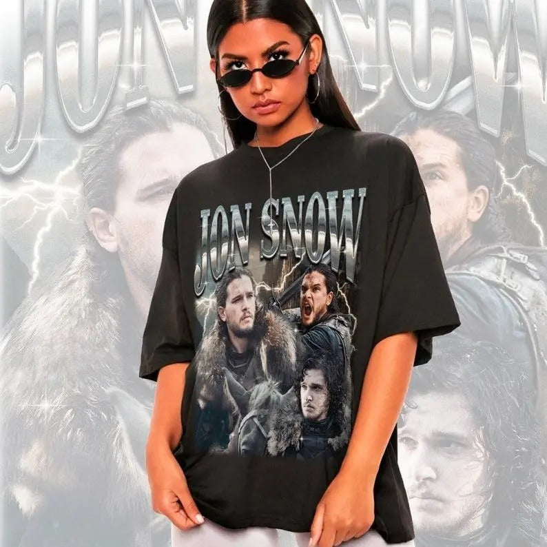 Retro Jon Snow Shirt -jon snow tshirt,jon snow t shirt,jon snow t-shirt