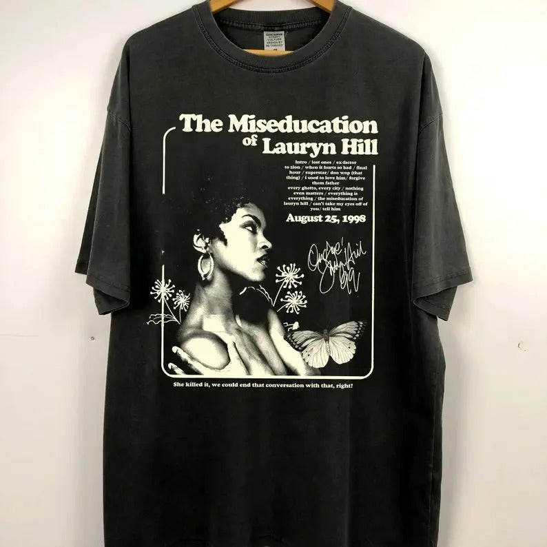 Retro Lauryn Hill Shirt, Lauryn Hill sweatshirt, Lauryn Hill Rock Style Bootleg Tee, The Miseducation of Lauryn Hill Unisex Cotton shirt