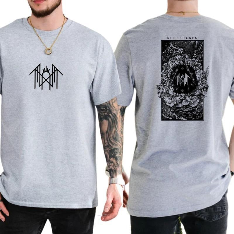 Retro Limited Sleep Token Unisex Oversize Grunge Rock Band T-shirt, Sleep Token Merch Rock Music Tee, Gifts for Fans Men Women Top Unisex