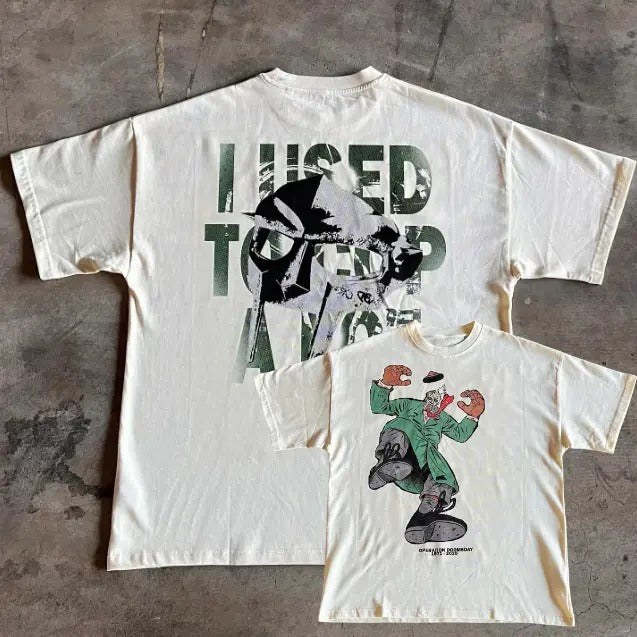 Retro MF DOOM TEE, Prints Vintage Bootleg T-Shirt, Rap, Hip Hop, R&B, Unisex T-Shirt, Y2k, Gift For Men Women Menswear Top Streetwear