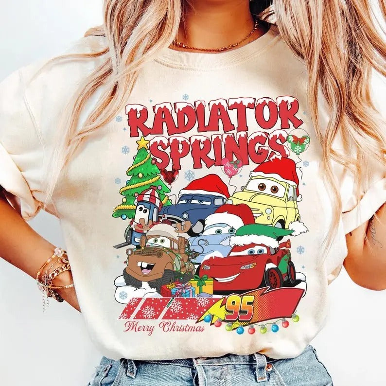 Retro Mc Queen Christmas Shirtm Cars Christmas Shirt, Christmas Shirt, Mc Queen Xmas Shirt, Family Christmas Shirtstyle{n002}5