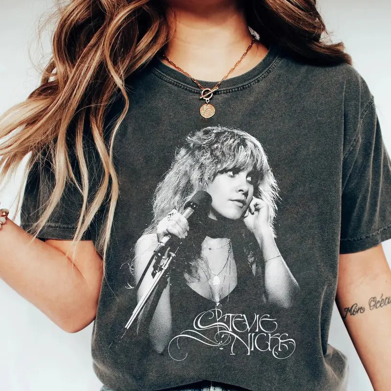 Retro Stevie Nicks Tour Shirt, Stevie Nicks 2024 Tour Shirt, Stevie Nicks Concert Merch Unisex Graphic, Trending Shirt, Gift For Fans