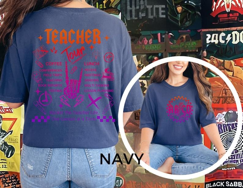 Retro Teacher Tour Shirt, ABCD Teacher Tour Shirt, Gift For Teacher shirt, Teacher Gift, Back To School Shirt, End Of Year T-shirt, sweater and Hoodie