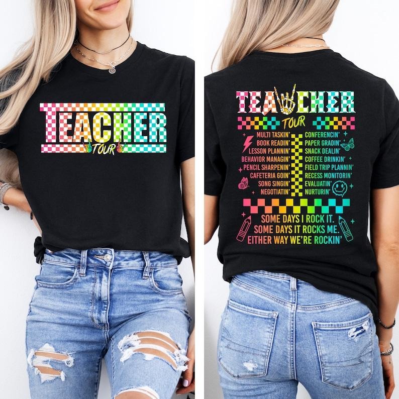 Retro Teacher Tour Shirt, ABCD Teacher Tour T-Shirt, Back To School Tee, Elementary School Teacher Shirts, First Day Of School, We are Back T-shirt, sweater and Hoodie