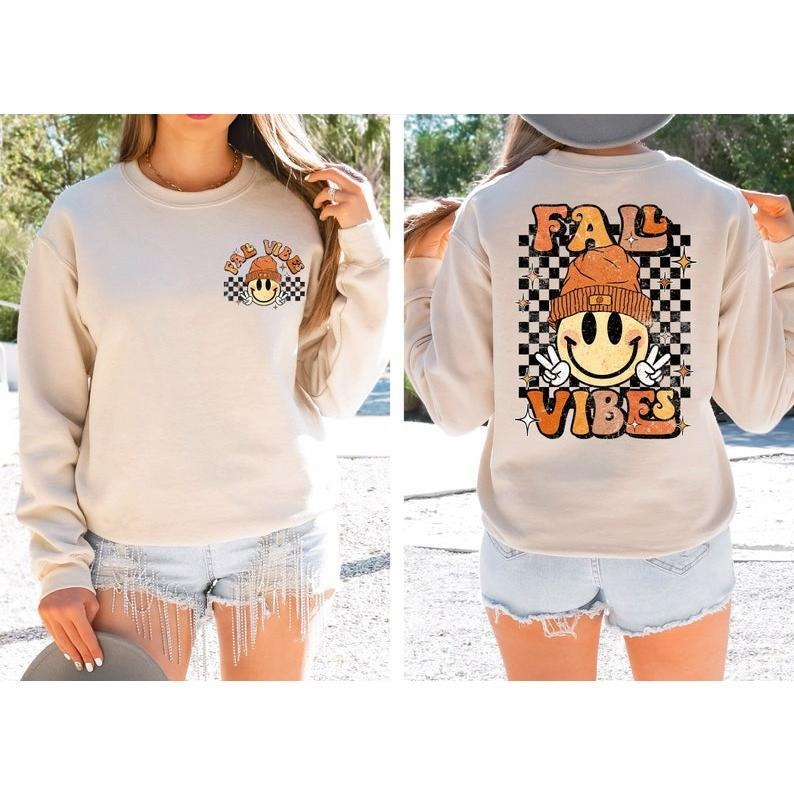 Retro Thanksgiving Fall Vibes Sweatshirt, Retro Fall Vibes Shirt, Fall Vibes Shirt, Retro Holiday Season Shirt, Thanksgiving Pumpkin Shirt T-shirt, sweater and Hoodie