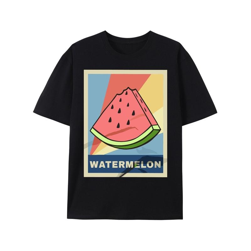 Retro Watermelon Slice Shirt Summer Shirt Watermelon Fruit Shirt Vintage Shirt Retro Shirt Retro Clothing Watermelon T-Shirt made in usastyle{n002}2