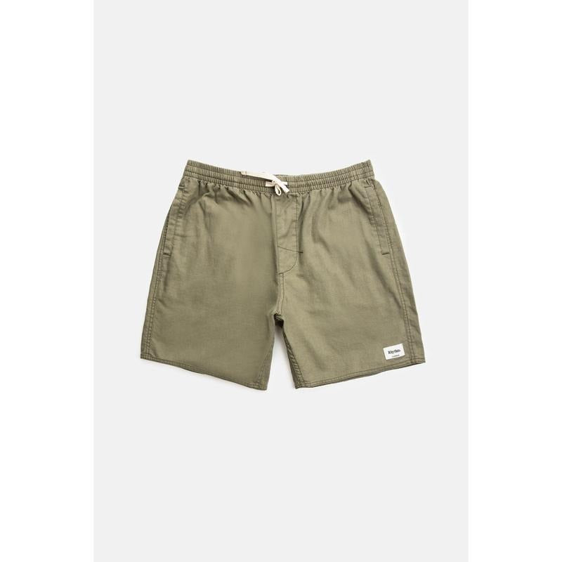 Rhythm Men's Olive Classic Linen Shorts