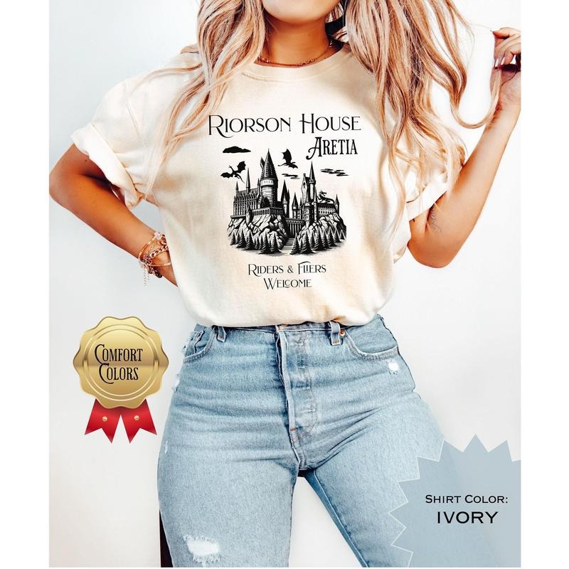Riorson House T-Shirt, Smut Books, Iron Flame Shirt, Fourth Wing Tee, Dragon Rider Merch, Basgiath War, Iron Flame Apparel, Book Lover