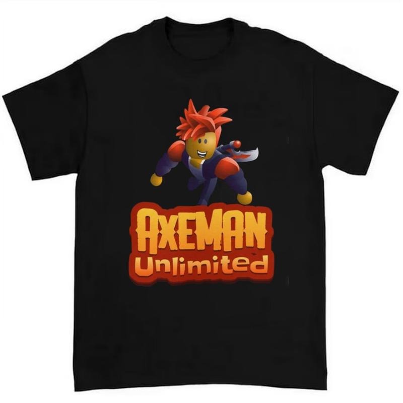Roblox T-Shirt Featuring Bold Retro Typography and Playful Design