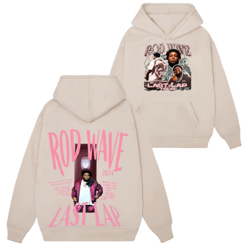 Rod Wave Pink Shirt, Last Lap Tour 2024 T-Shirt Sweatshirt Hoodie, Pink Rod Wave Tee, Womenswear Menswear Top