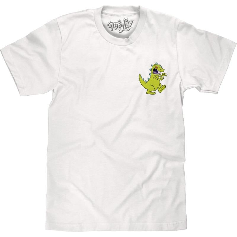 Rugrats Reptar Front and Back Print T-Shirt - White