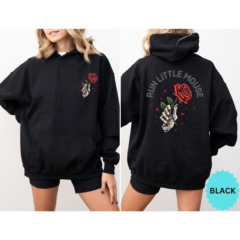 Run Little Mouse Sweatshirt, Haunting Adeline sweater, Dark Romance Merch, Smut Reader Tee, Women's Book Lover Gift