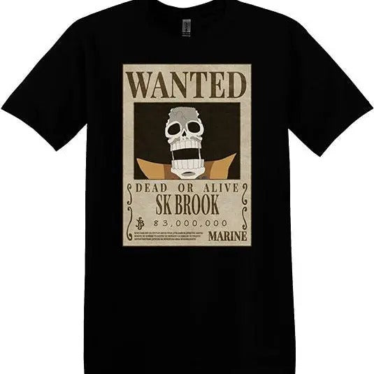 SK Brook Wanted Anime One Piece Unisex T-shirt