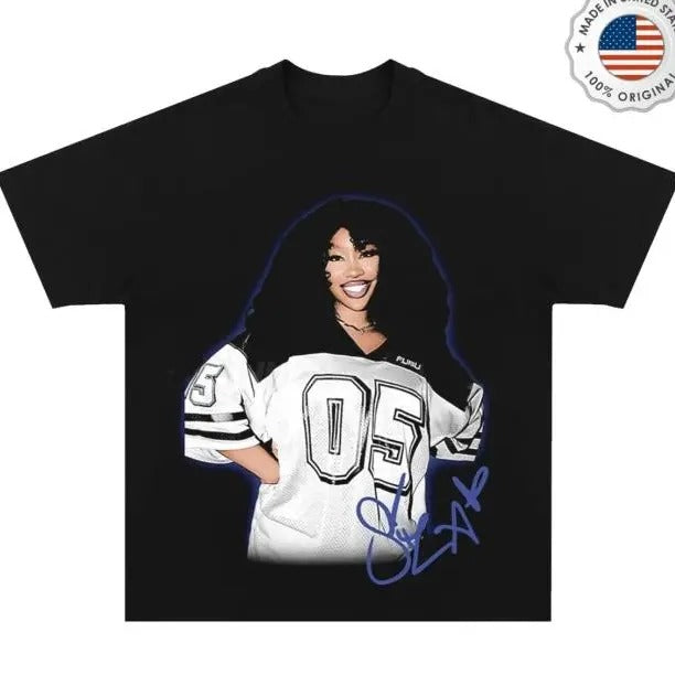 SZA Tee Cotton Fabric Tshirt Classic Menswear