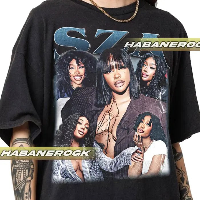 SZA Vintage T-Shirt, Gift For Women and Man Unisex T-Shirt