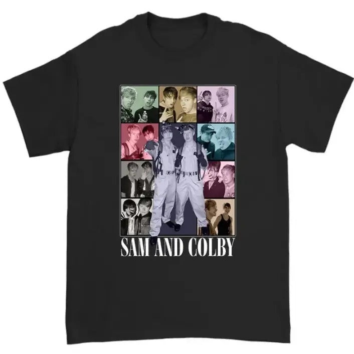 Sam And Colby Eras Tour t-shirt, unisex t shirt Menswear Top Medium Sport