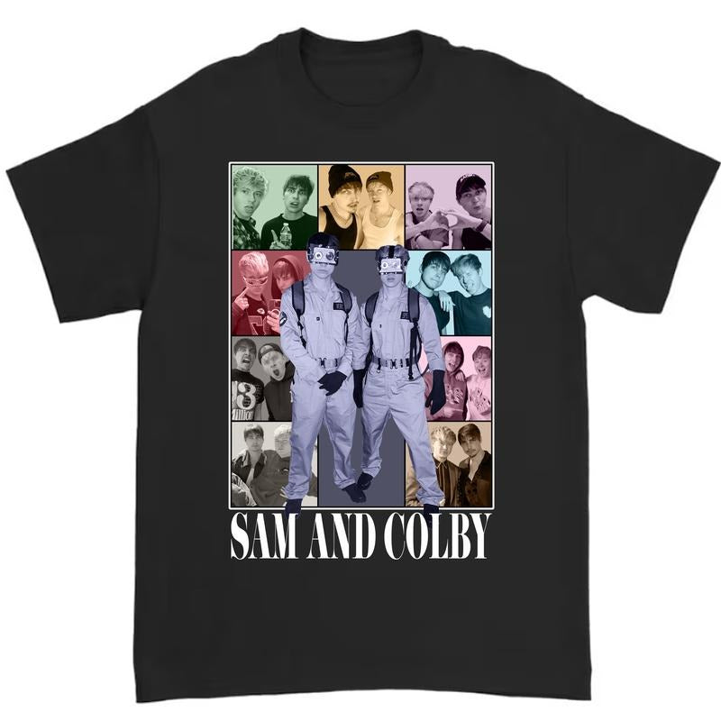 Sam and Colby The Eras Tour T-Shirt Perfect for Men and Women Supporters