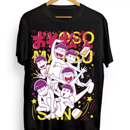 Sanrio Osomatsu-san Mr Osomatsu x Sanrio Characters T-shirt Anime Shirt All Size