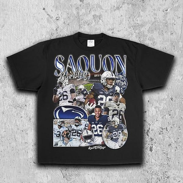 Saquon Barkley Penn State Tee for Men - Soft and Comfortable Shirt - Menswear - Graphic T-Shirt
