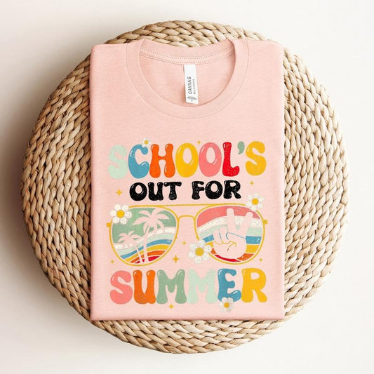 Schools Out For Summer Shirt, Happy Last Day Of School, Summer Holiday, End Of the School Year Shirt, Classmates Matching Shirt 8U46P