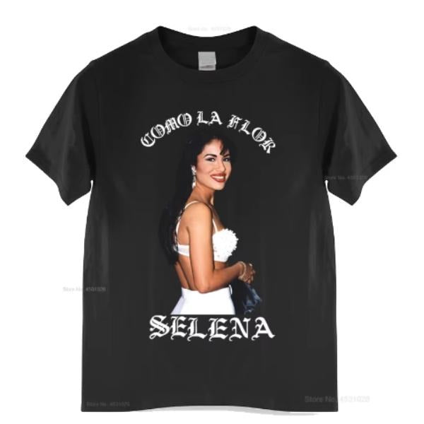 Selena Quintanilla Rare Portrait T-Shirt , Retro 80s unisex Tshirt, Gift for Man, For Women