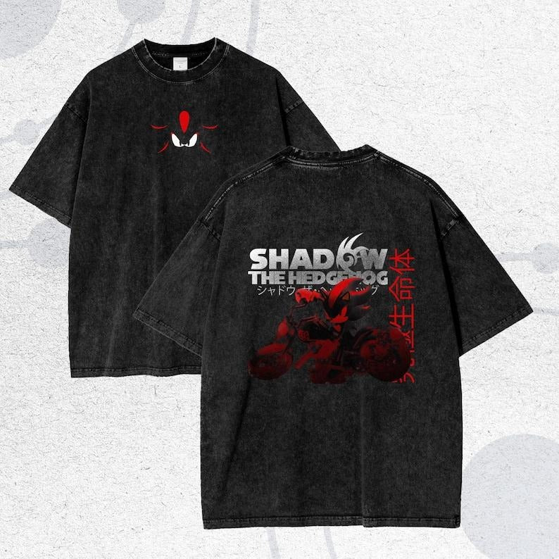 Shadow the Hedgehog Anime T-Shirt - Oversize Tee, The Hedgehog, Shadow the Hedgehog, Perfect Gift for Himstyle{n002}6