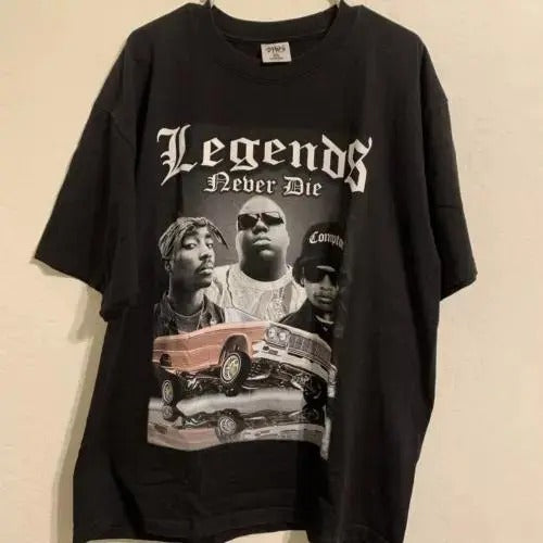 Shaka Wear Legends Mens Shirt two sides , Cotton unisex t-shirt, trendy shirt, vintage rap tee shirt