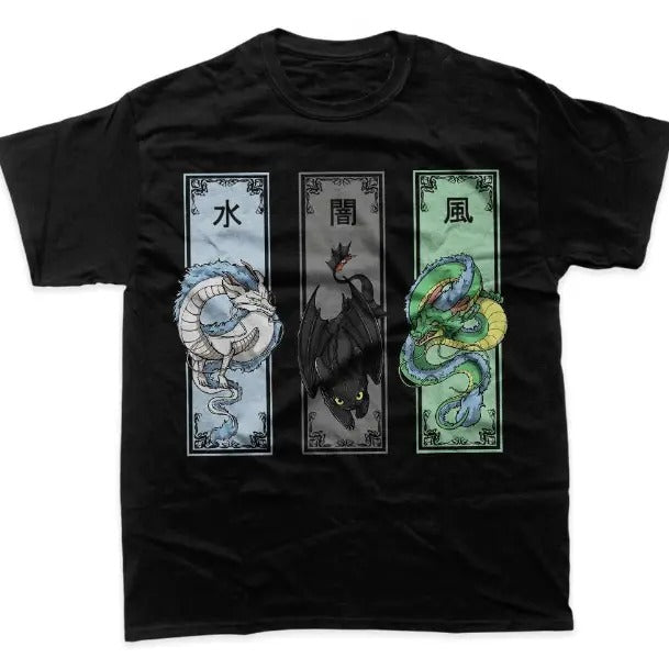 Shenron Shirt, Haku Shirt, Toothless Shirt, Dragon Shirt, Anime Shirt, Graphic T-Shirt, Y2k, Unisex T-Shirt, Gift For Men Women Womenswear Menswear Top Streetwear