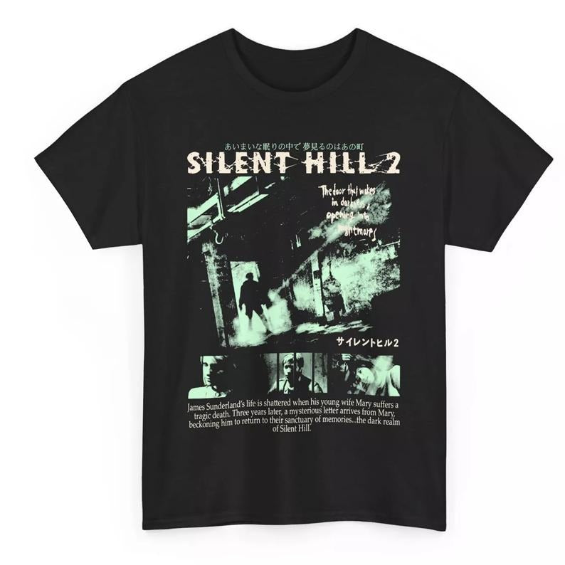 Silent Hill 2 T Shirt, Unisex T-shirt, Gift for men women, cotton fashion menwear top, vintage shirt