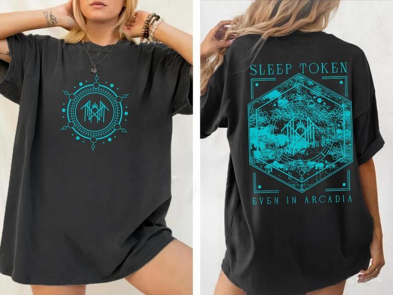 Sleep Token Vessel T-Shirt, Even in Arcadia Band Merch, Metal Band Distro Graphic Tee, Retro Vintage Shirt, Unisex Rock Band Tee Gift For Fans Top