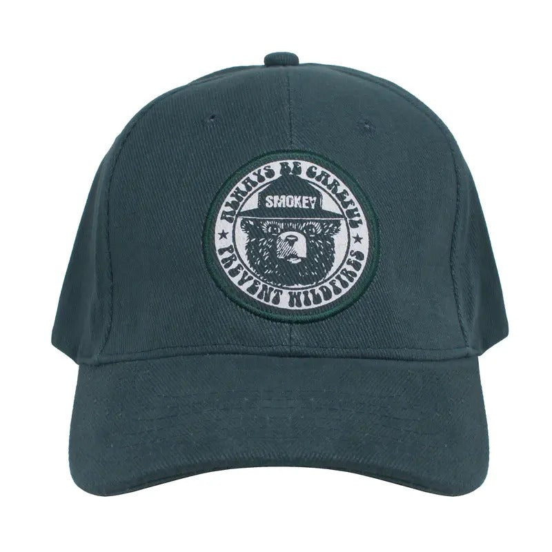 Smokey Bear Prevent Wildfires Hat - Forest Green