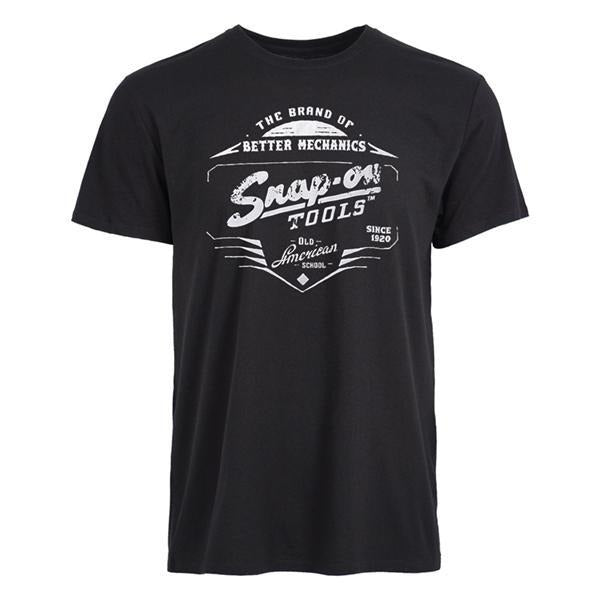 Snap-On Vintage Logo T-Shirt - Sweatshirt - Hoodie, Streetwear - Old American School Mechanic Tee, Retro Distressed Print, Better Tools Since 1920 Workwear Style