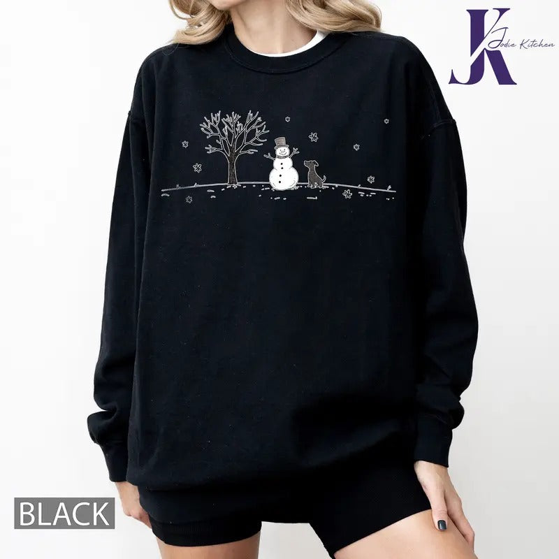 Snowman Sweatshirt, Christmas Snowman Sweatshirt, Merry Christmas Shirt, Winter Sweatshirt