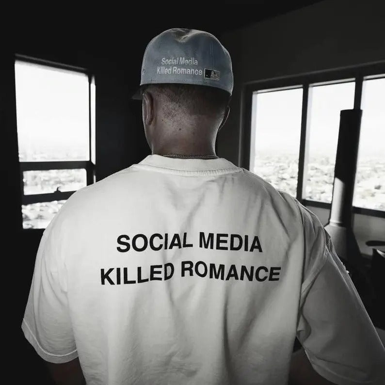 Social Media Klled Romance | Classic Unisex Crew Neck T-Shirt | romance shirt