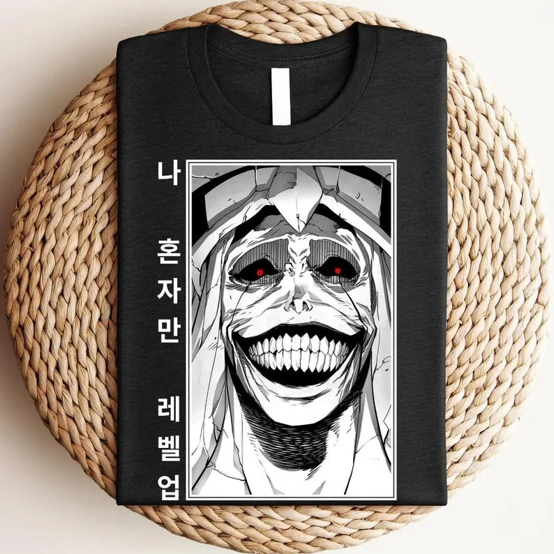 Solo Leveling God Shirt, Anime Tshirt, Solo Level Shirt, Gift For Him, Gift For Her, Unisex Shirt, Anime Gifts, Creepy Anime Shirt