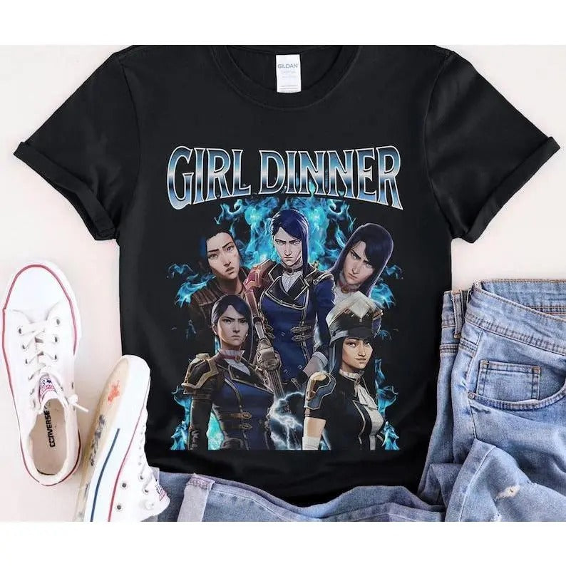 Solo Leveling Vintage Cotton T-shirt Anime Street Hip-Hop Short Sleeve Summer Unisex Clothing