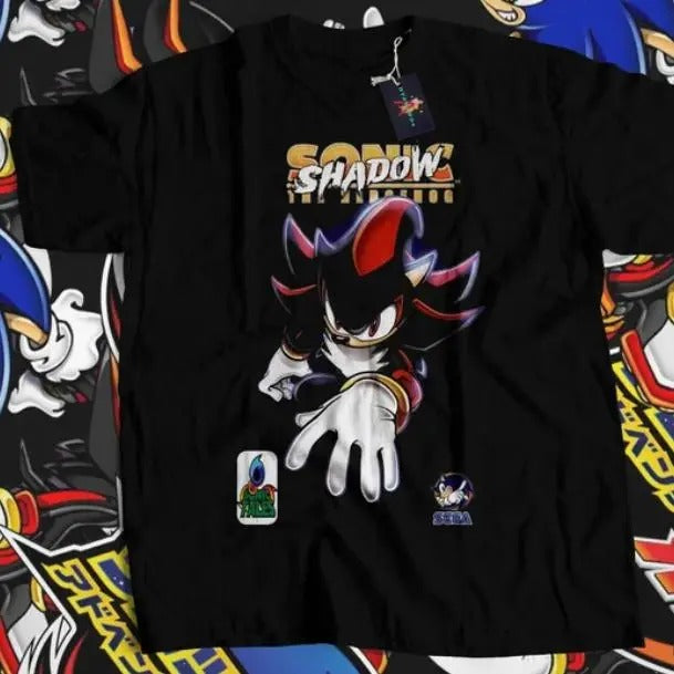 Sonic the Hedgehog shirt, Sonic Adventure T-Shirt, Unisex Vintage Graphic Tees Gothic Grunge Y2k, Funny Dumb Tee, Meme Shirt, Streetwear