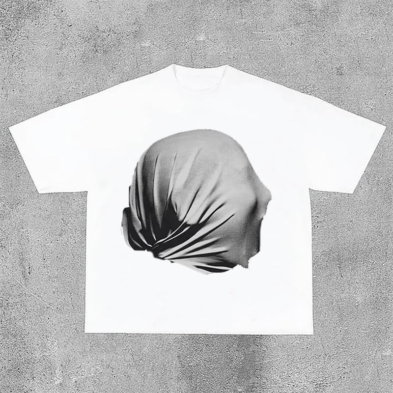 Sopula Vintage Mummy Graphic Bible Print Acid Washed T-Shirt