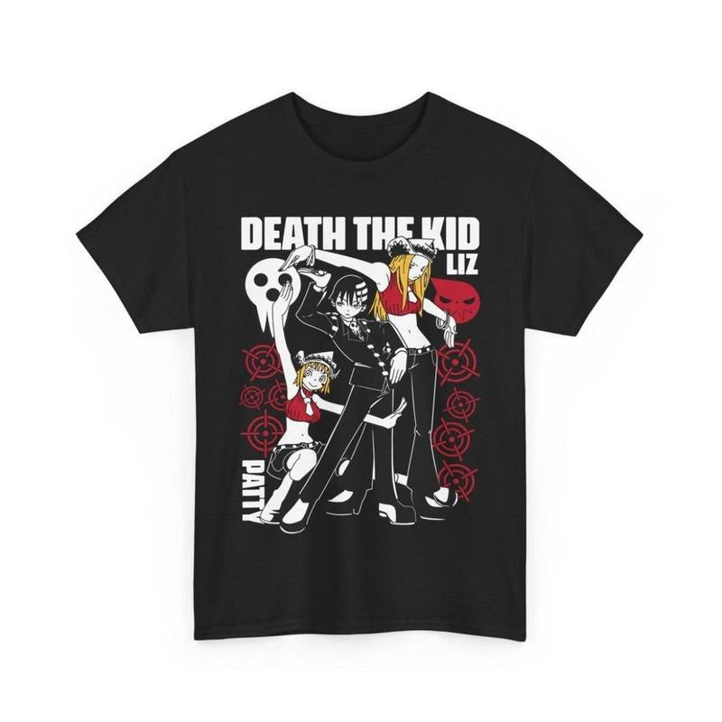Soul Eater Shirt featuring Maka Albarn, Death the Kid, and Black Star, Anime Shirt, Perfect Fit, Ultimate Comfort, Full Size